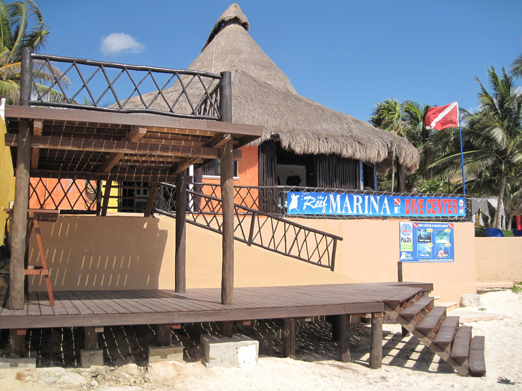 El centro de buceo